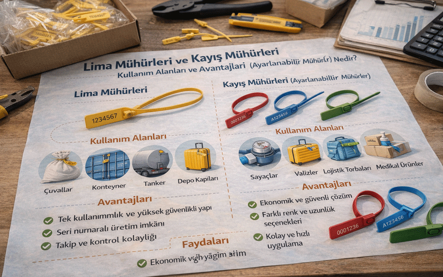 Kayış Mühürleri Nedir Kullanım Alanları ve Avantajları